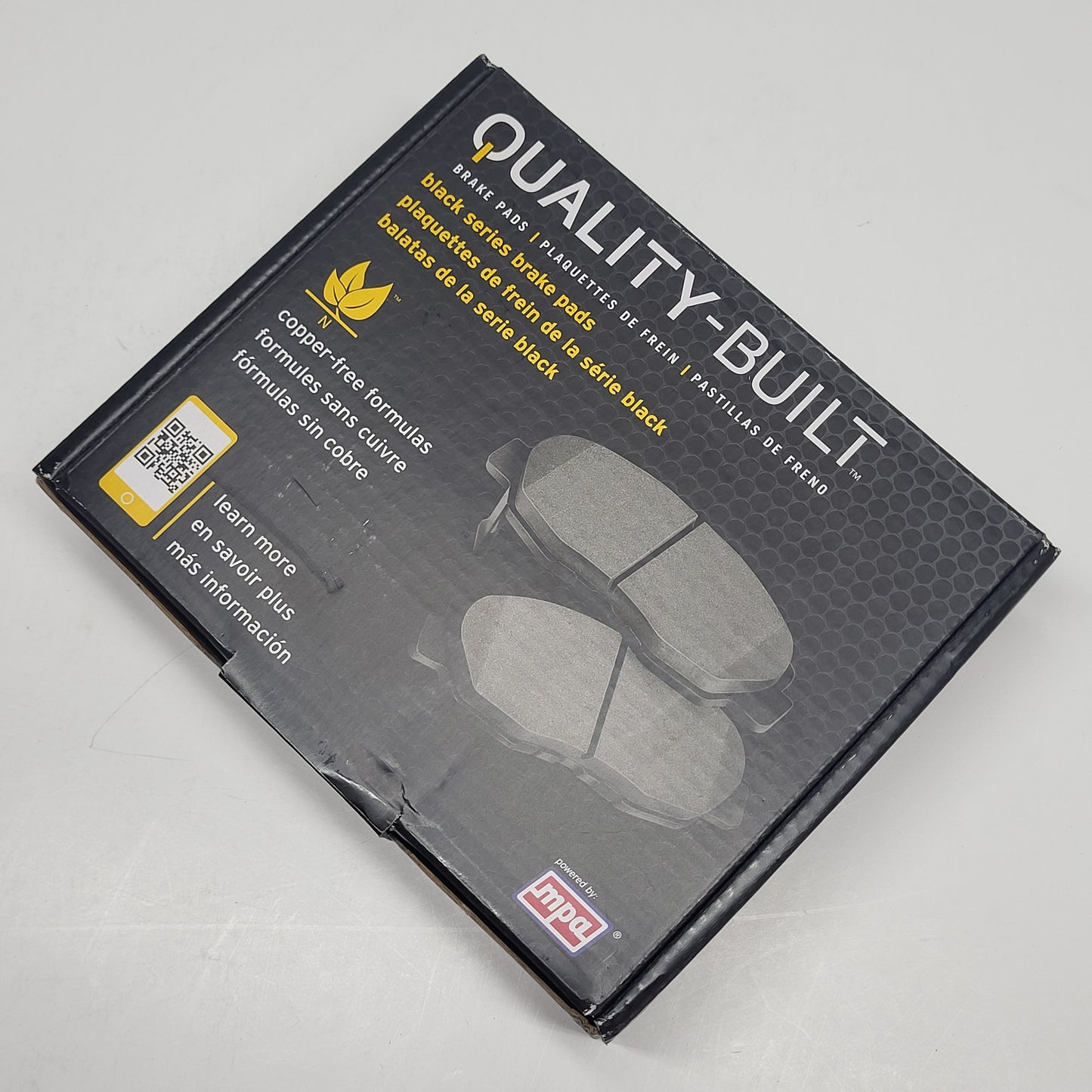QUALITY-BUILT Ceramic Disc Brake Pad Set Black Rear 1003-2037C