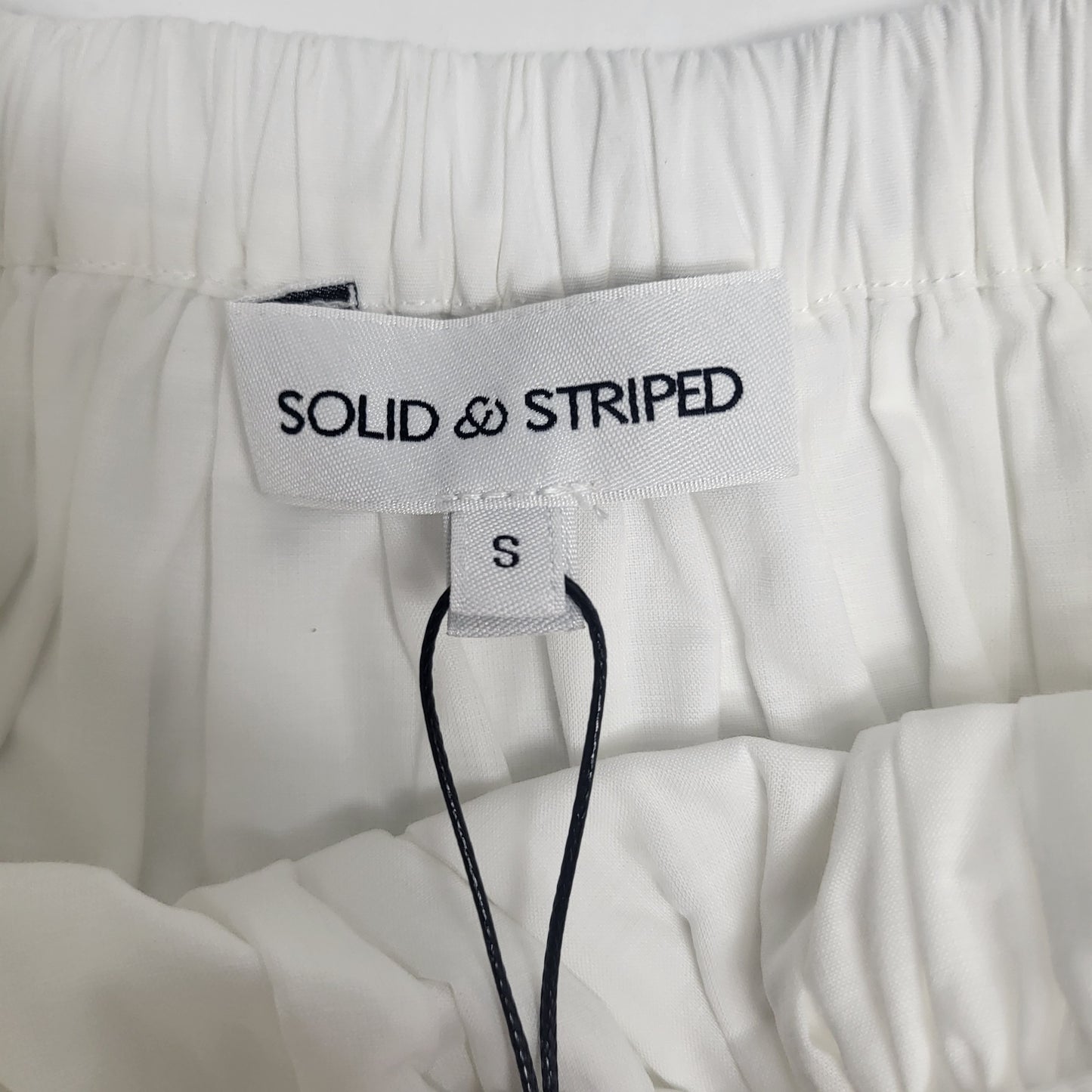 SOLID AND STRIPED The Ivy Skirt Sz S Optic White SU26R4160SPOW