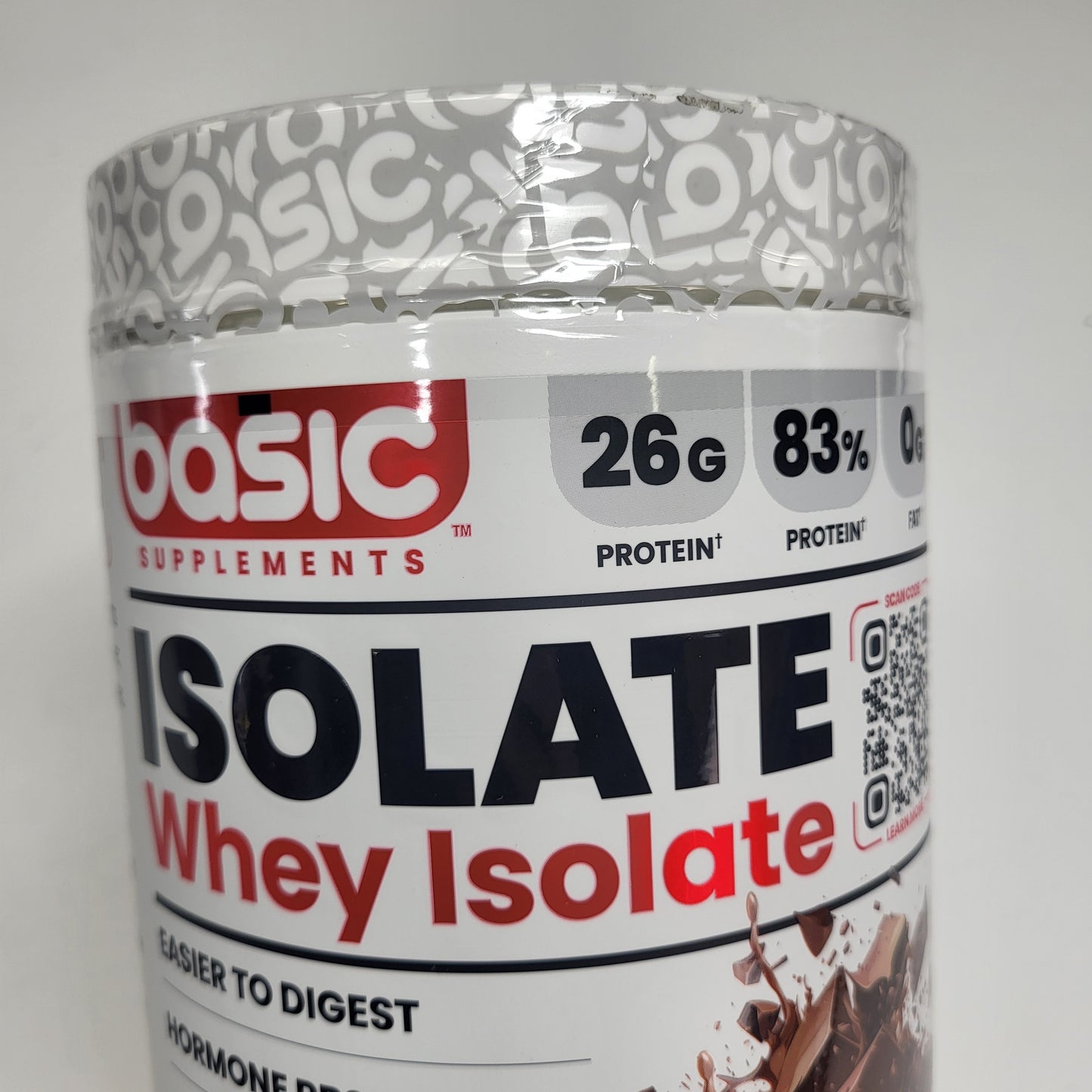 BASIC Basic Whey Isolate Zero-fat High-quality Protein Chocolate 2lbs Bb 12/27 2lbs