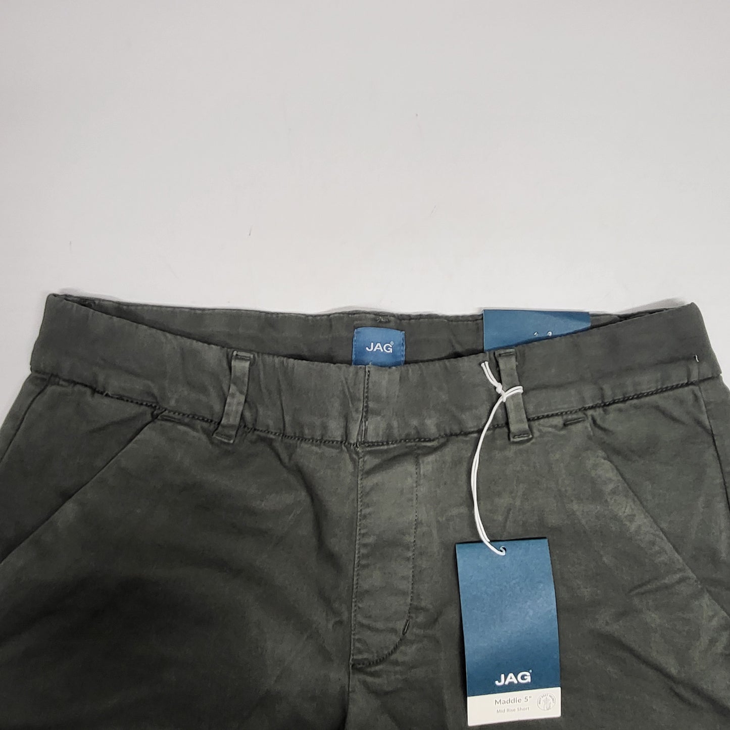 JAG Maddie 5" Pull On Mid RIse Short Women's Sz 12/5 Olive J5105AWL617