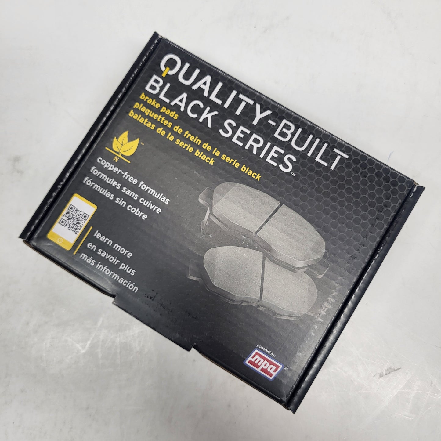 QUALITY-BUILT Ceramic Disc Brake Pad Set Black Rear 1003-1665AC