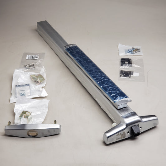 VON DUPRIN Allegion Rim Panic Night Latch Exit Device W/ Cylinder L-Trim ED33A.21696