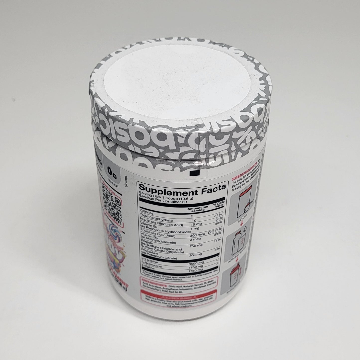 BASIC Creatine Monohydrate Increase Muscle Mass Candy Burst 11.2oz BB 01/27