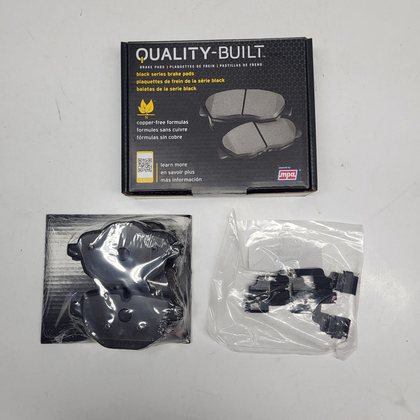 QUALITY-BUILT Semi-Metallic Disc Brake Pad Set Black Rear 1003-1473M