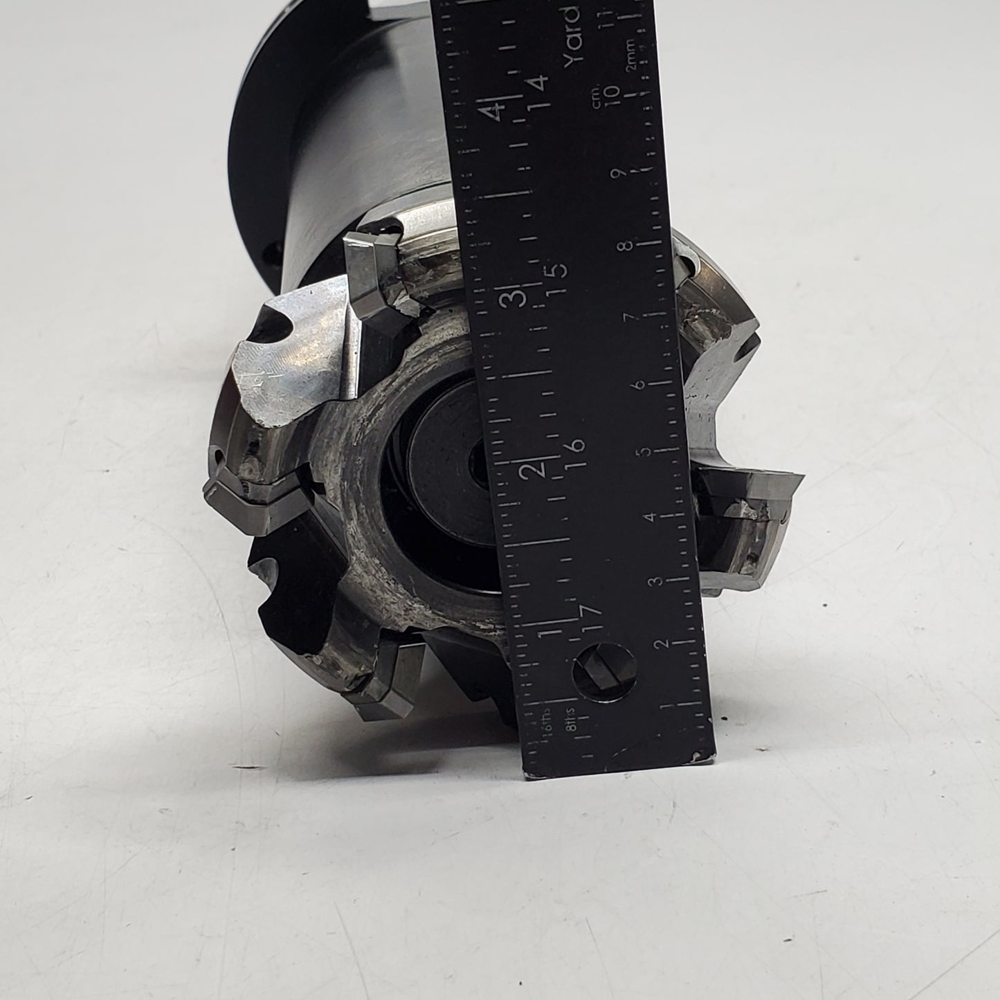 SANDVIK Tool Holder with 6 Insert Angle Face Milling Cutter RA245-076R25-12M (Used)