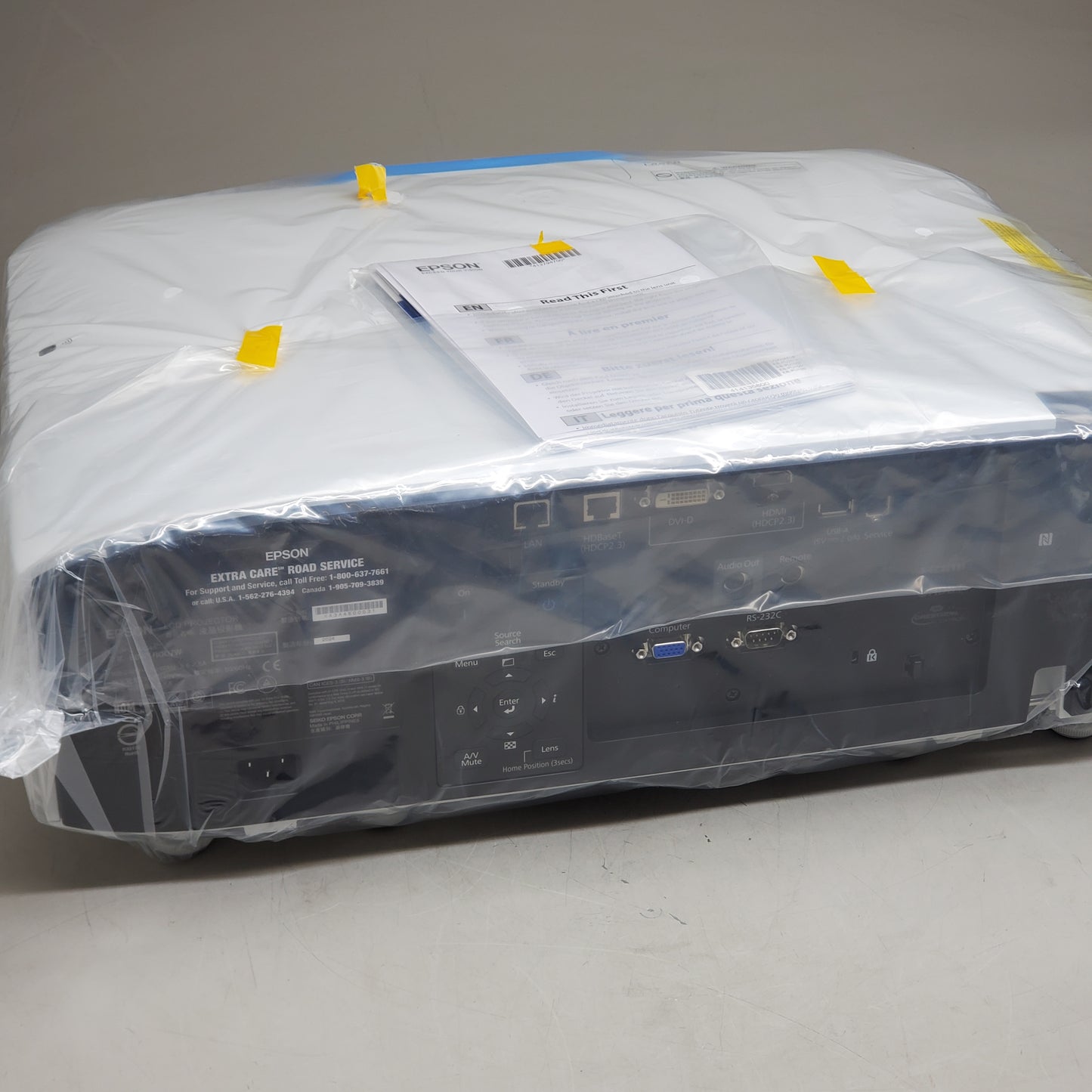 EPSON 3lcd 4ke Laser Projector with 8500 Lumens Ha34a White V11HA34920