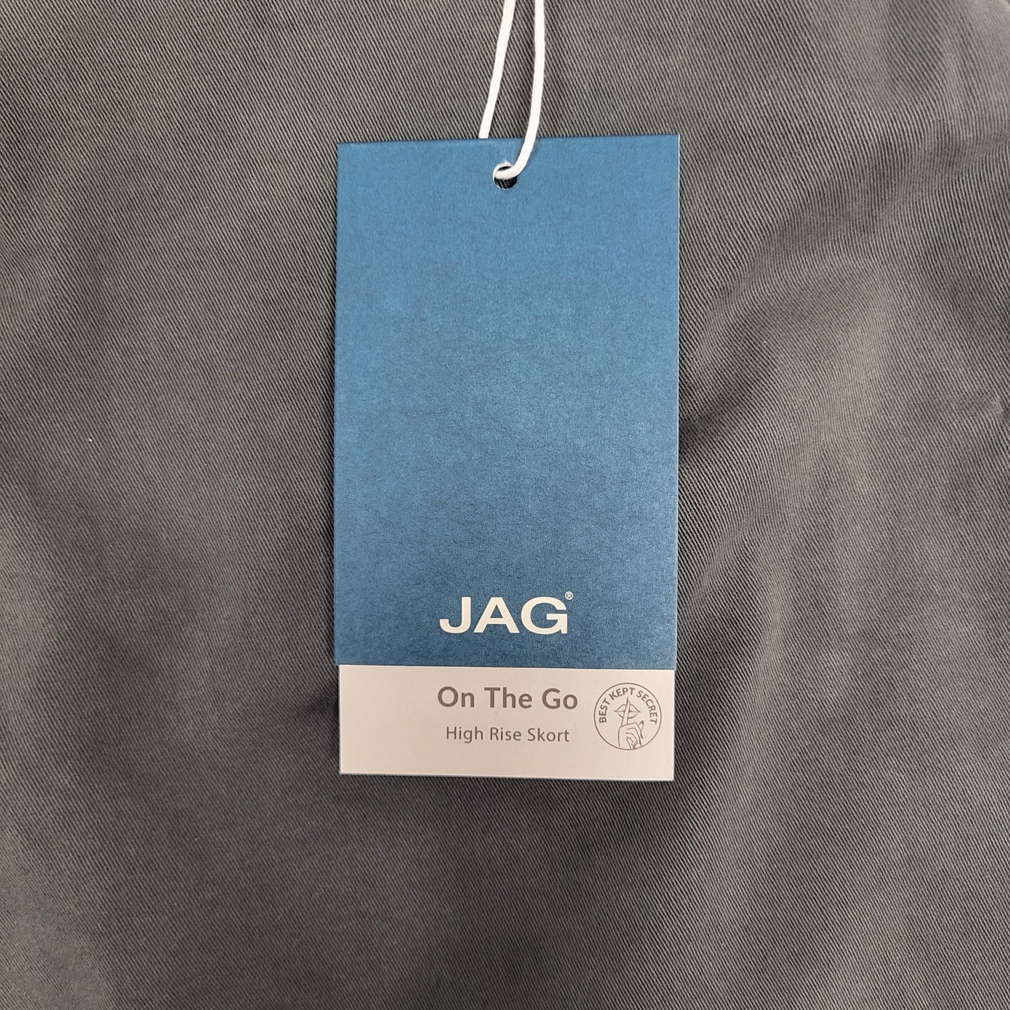 JAG On-the-go Mid Rise Pull-On Skort Womens Sz 5 Olive J3101AWL617