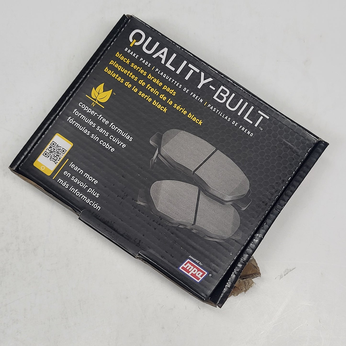 QUALITY-BUILT Ceramic Disc Brake Pad Set Black Rear 1003-0606C