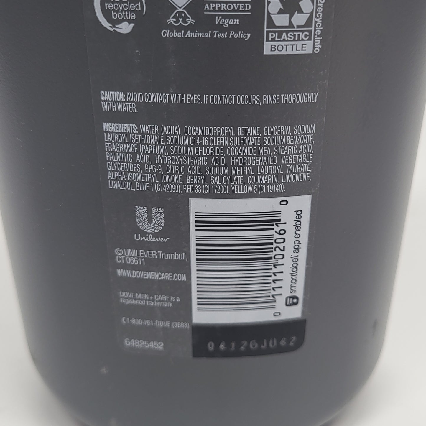 ZA@ DOVE (4 PACK) Men + Care Hydrating Clean Comfort Body + Face Wash (As Is)