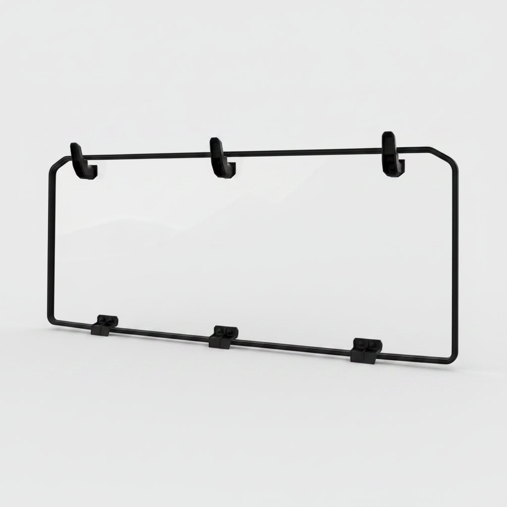 POLARIS Lock & Ride Rear Window Polycarbonate for Ranger Utv Black 2879812