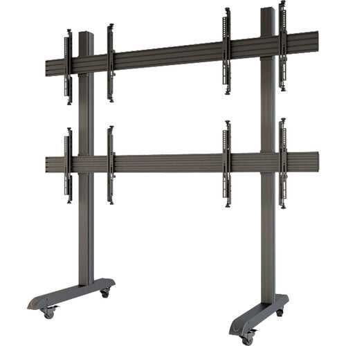 FUSION 2 x 2 Video Wall Cart LVM2X2U (Qty: 1, 179Lbs) (New Other, Distressed Box)