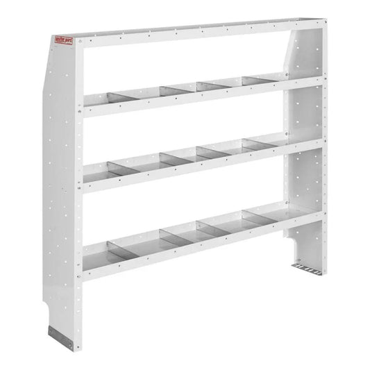 WHEATHER GUARD Guard Adjustable 4 Shelf Unit Sz 60" x 60" x 13.5" White 9376-3-03