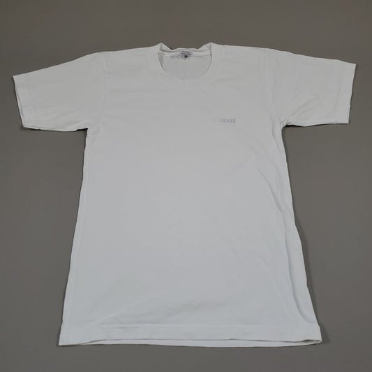 LESSE by Everybody World Tee Shirt Unisex Sz XS White (New Other)