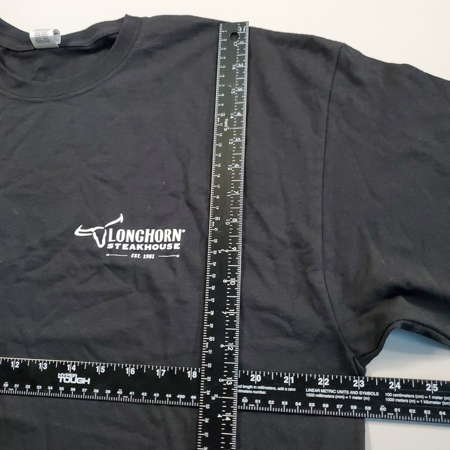LONGHORN STEAKHOUSE Employee T-Shirt Unisex Sz XL Black NEW