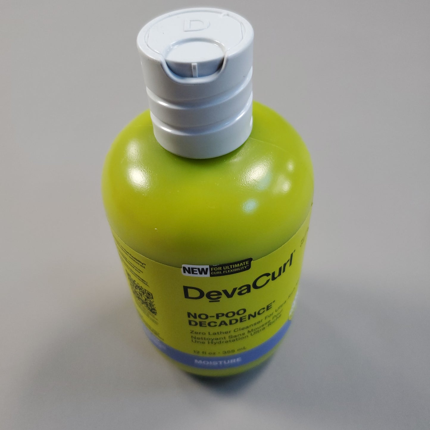 DEVACURL No-Poo Decadence Zero Lather Cleanser For Ultra-Rich Moisture 12 fl oz (New)