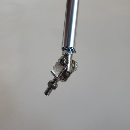 Set Of 2 Wind Splitter Support Rods Turnbuckle Adjustable Tensioners Stainless / Aluminum (New)