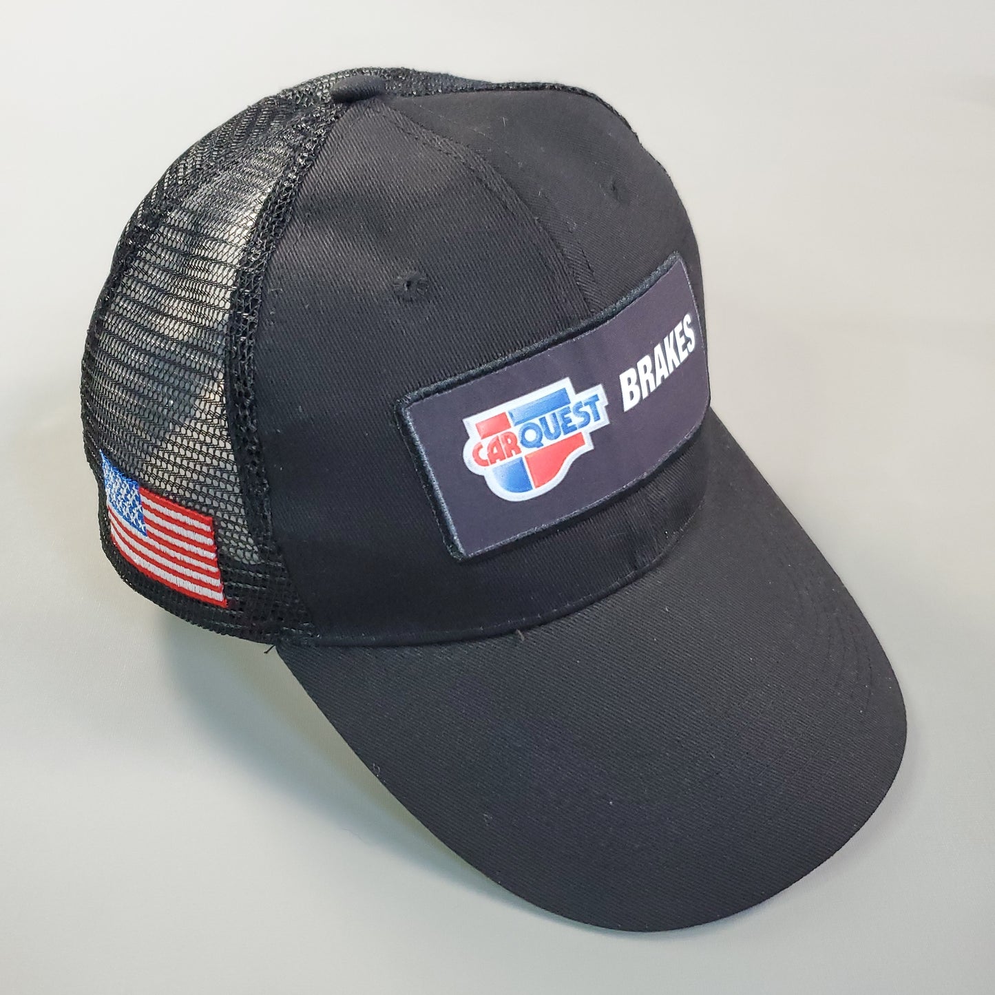 CARQUEST Brakes Hat With American Flag Patch Snapback Baseball Cap Black (New)