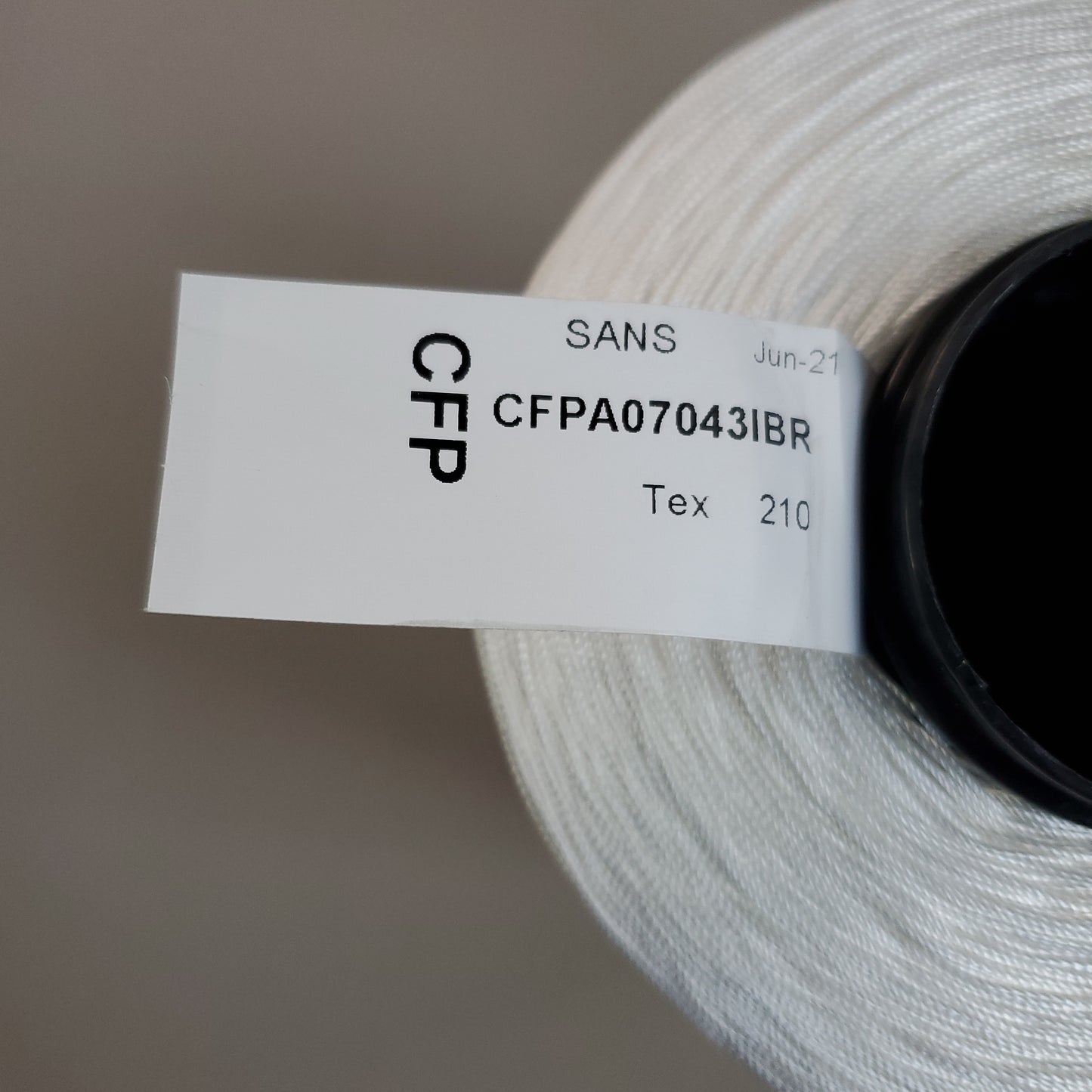 COATS Tex 210 Braided Thread White CFPA 0704X03/1.6 CM 56X230 (New)