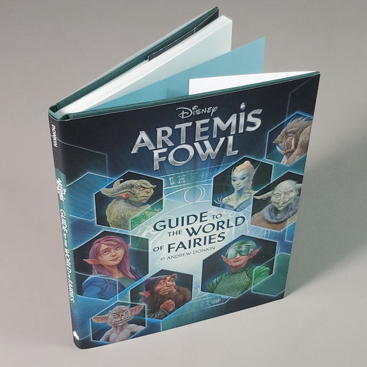 DISNEY Artemis Fowl Guide To The World Of Fairies By Andrew Donkin Hard Cover (New)