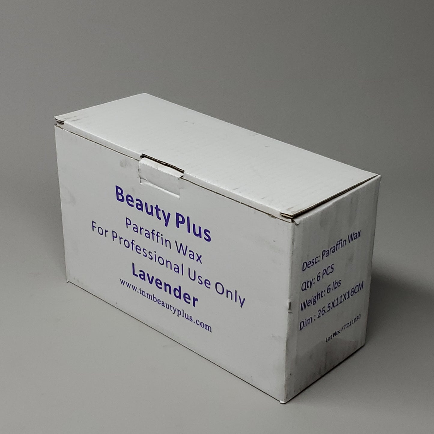BEAUTY PLUS 6 Pack Of Paraffin Wax Refills Lavender 1 LBS  (New)