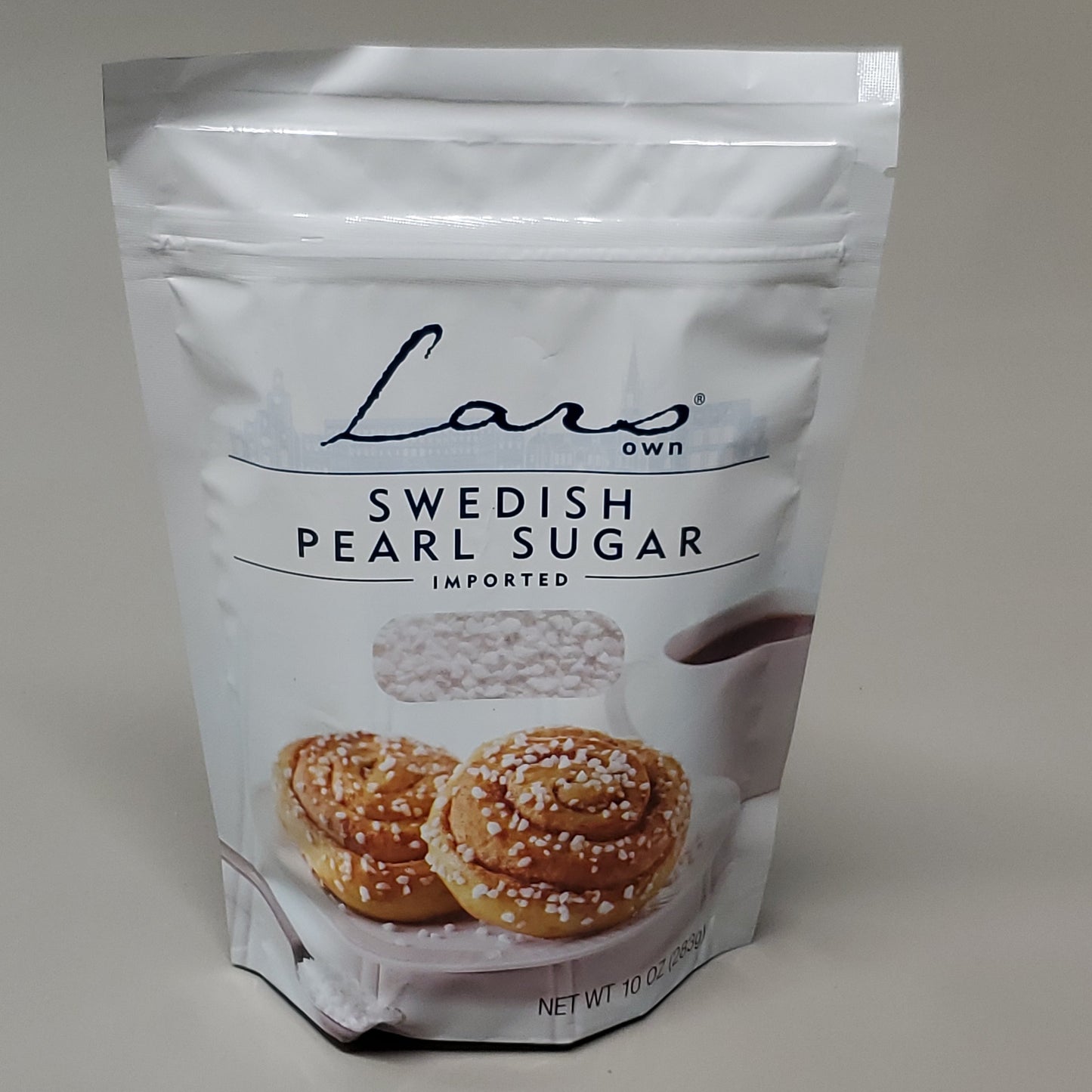ZA@ 6-PACK! LARS OWN Swedish Pearl Sugar (Imported) 10 oz Best By 02/24 (New)