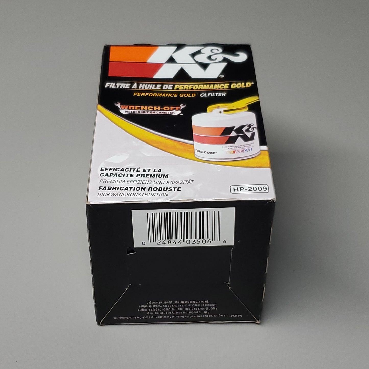 K&N Premium Performance Gold Replacement Oil Filter HP-2009 (New)