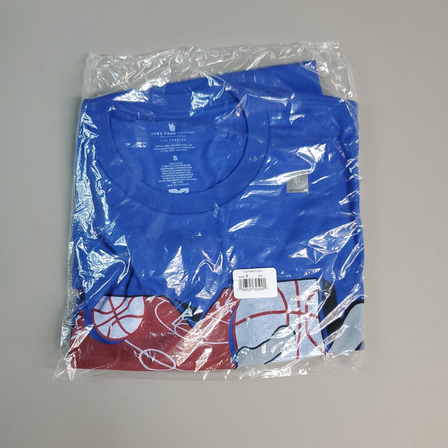 JUNK FOOD NBA MTV Short Sleeve T-Shirt I Want My Clippers Men's Sz S Blue (New)