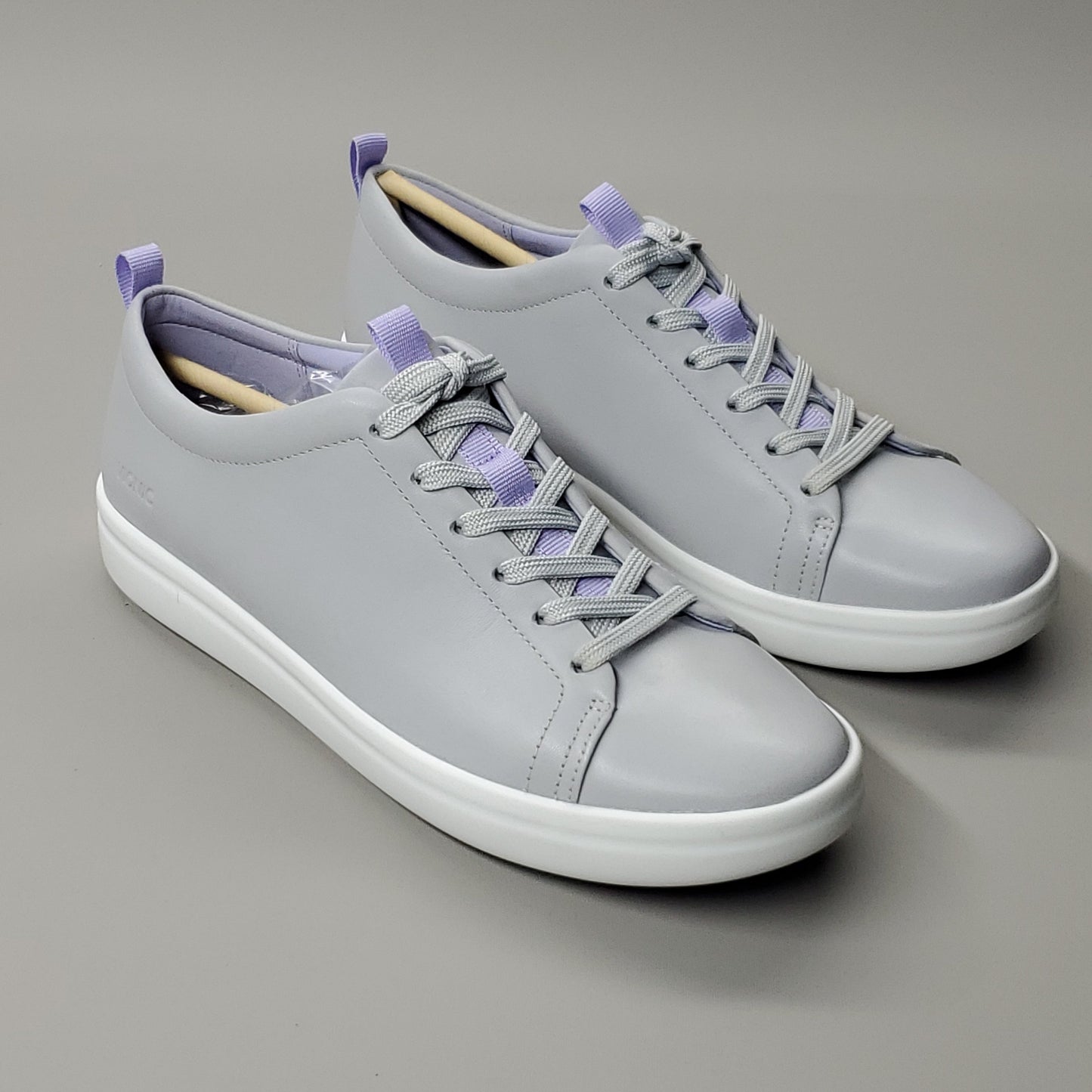 VIONIC Paisley Vapor Leather Shoe Women's Sz 9.5 Grey (New)