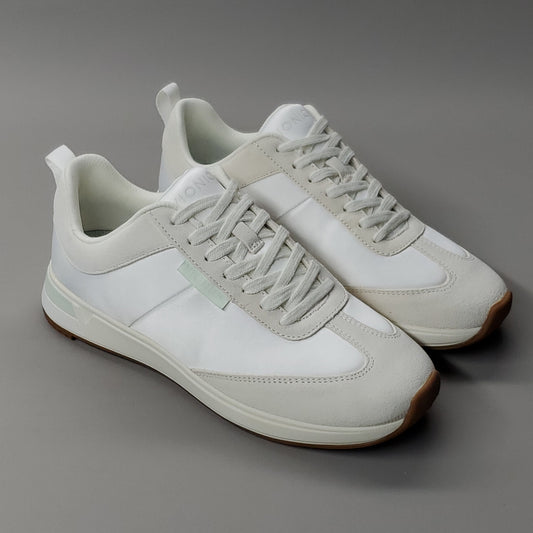 VIONIC Breilyn Satin Sneaker Shoe Women's Sz 7 M Beige/White (New)