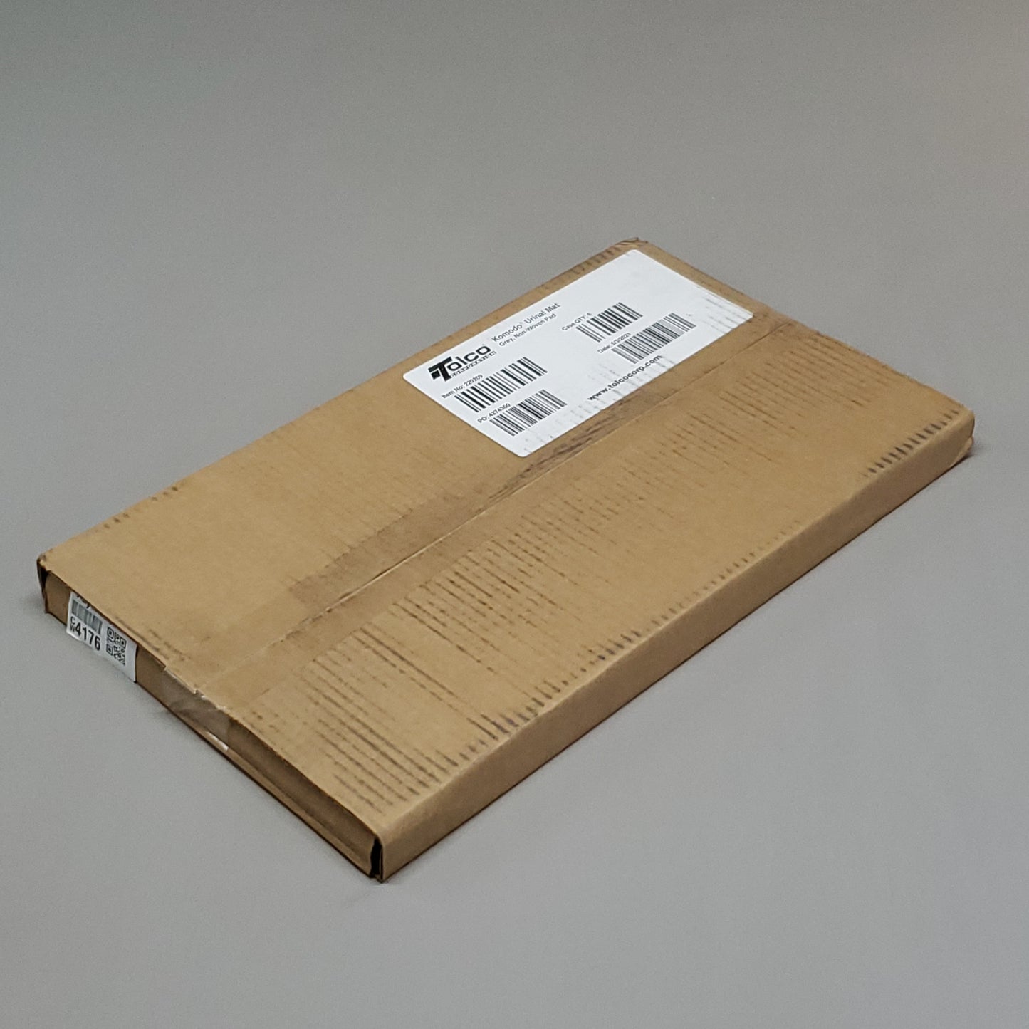 TOLCO Komodo Urinal Mat Polyester Odor Control 6-Pack Black/Grey 220209 (new)