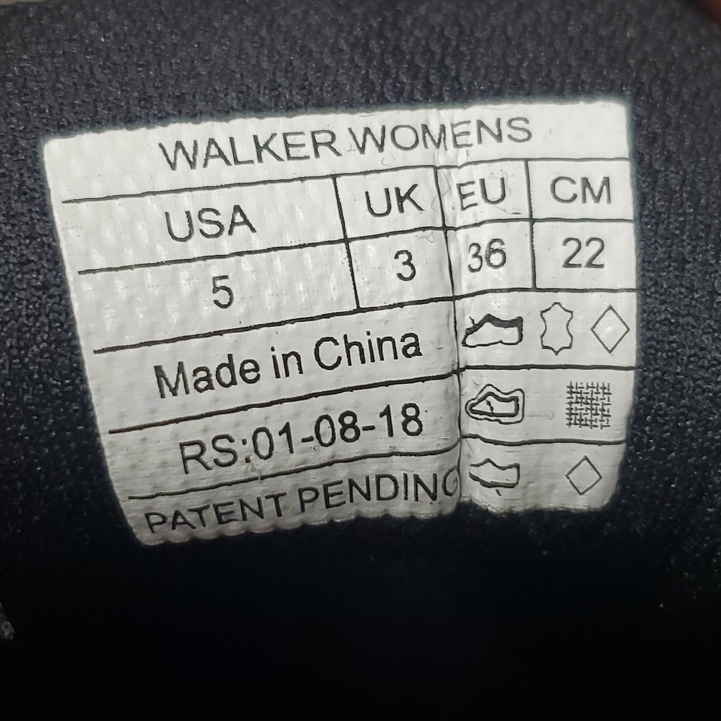 VIONIC Walker Sneaker Shoe Women's Sz 5 Black 23WALK (New)