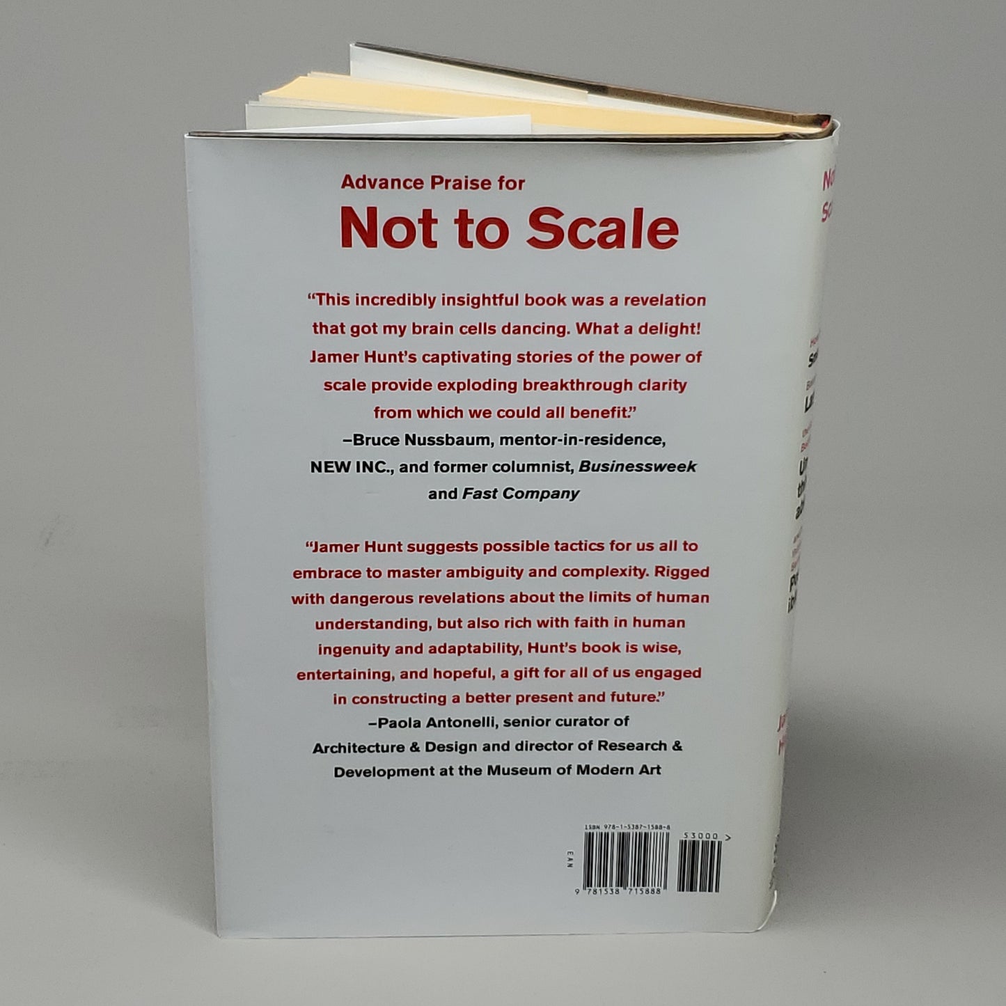 Not To Scale by Jamer Hunt Hardcover (New)