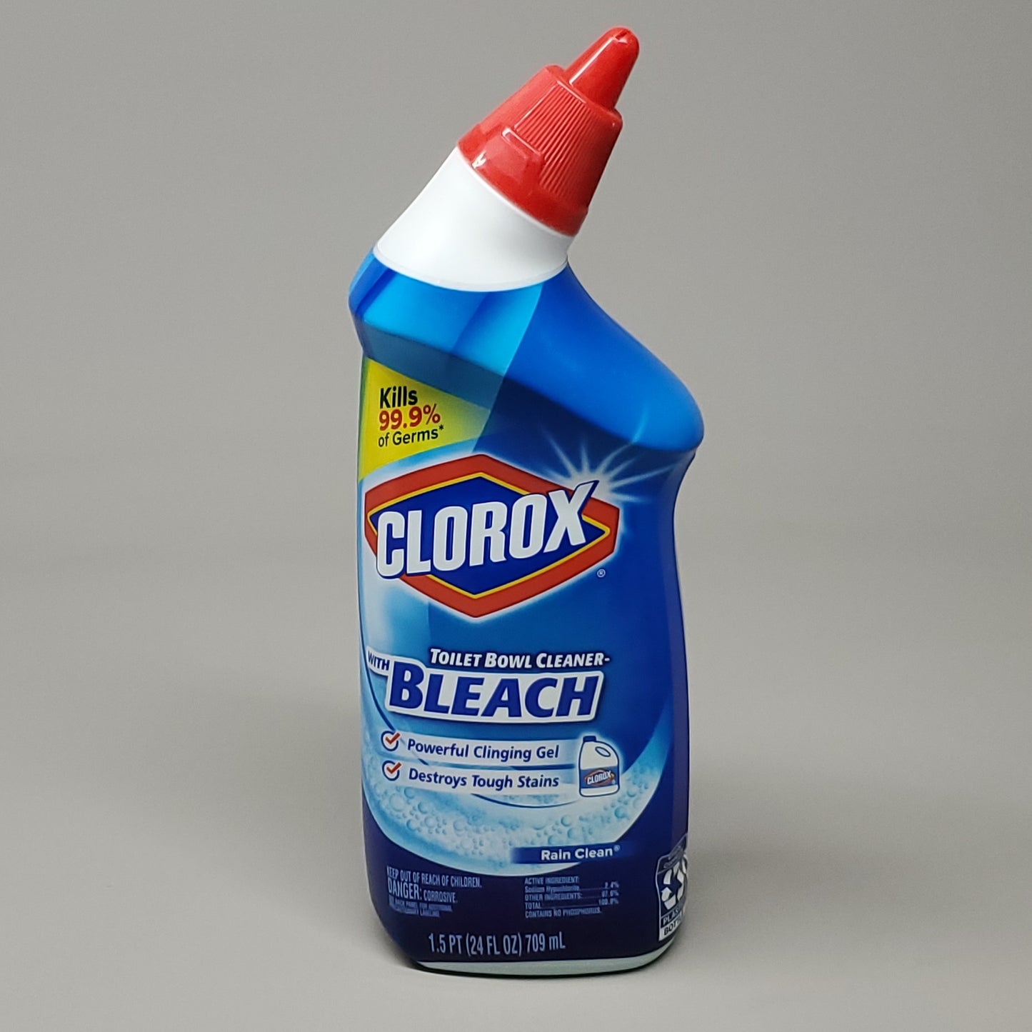 Clorox Rain Clean Toilet Bowl Cleaner, Bleach - 24 fl oz