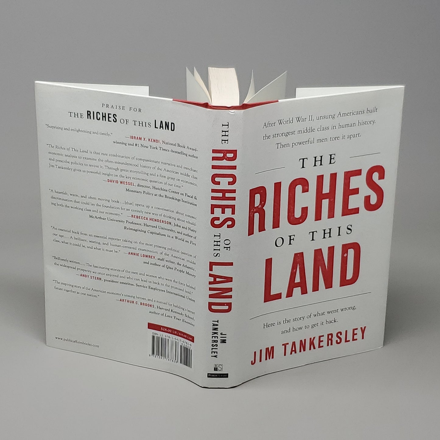 The Riches of This Land by Jim Tankersley Hardcover (New)