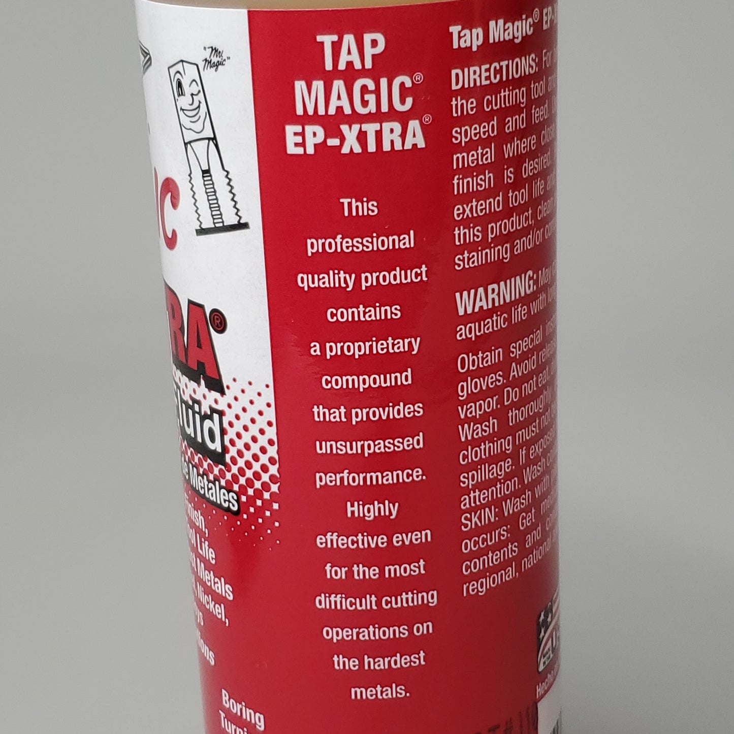 THE STECO CORPORATION Tap Magic Cutting & Tapping Fluid 10016E 16 oz EP-Xtra