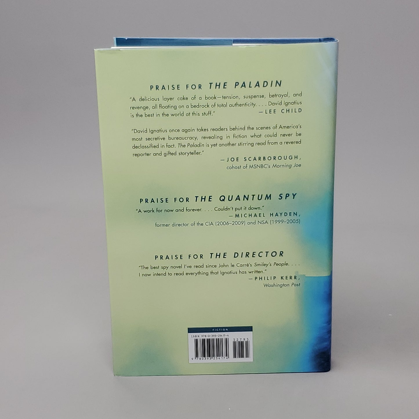 THE PALADIN A Spy Novel by David Ignatius Book Hardback (New)