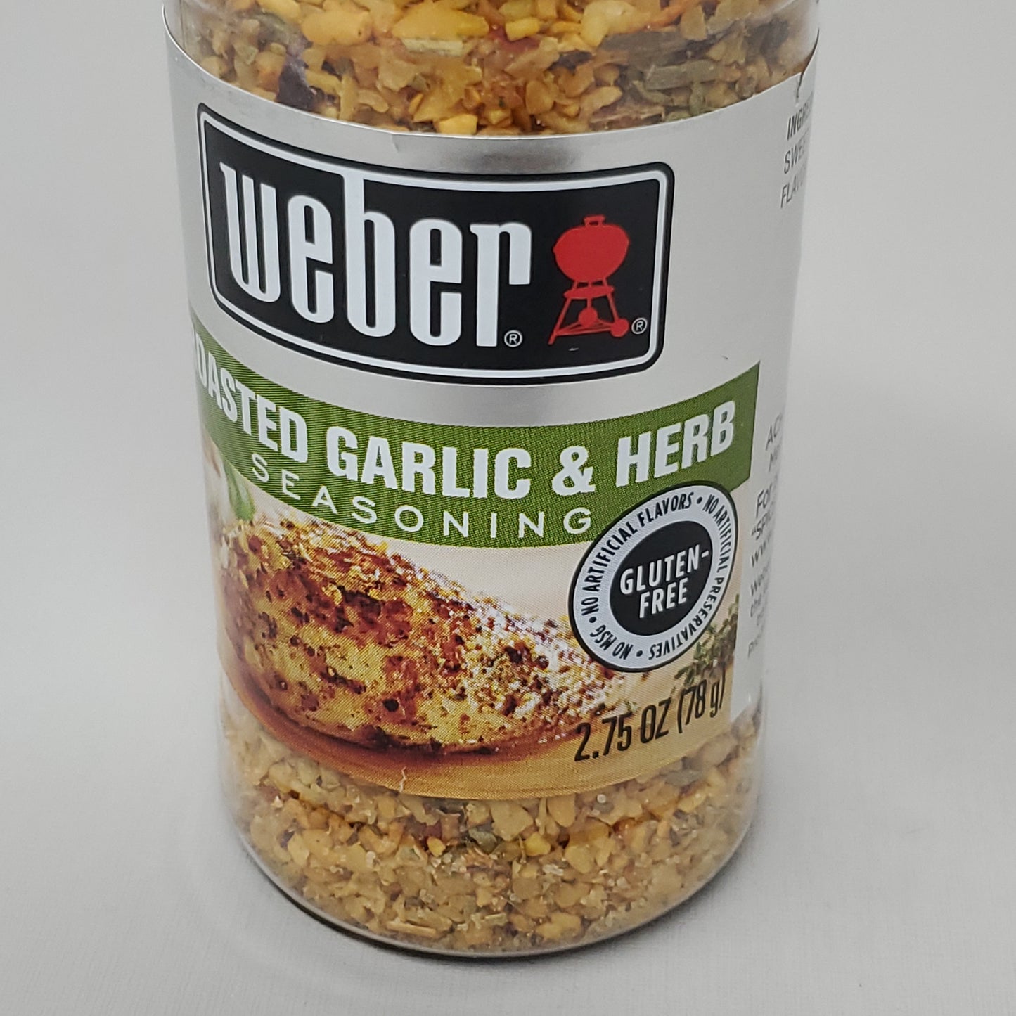 WEBER Roasted Garlic & Herbs Seasoning 2-PACK Gluten Free 2.75 oz  Exp 2/27 (New)
