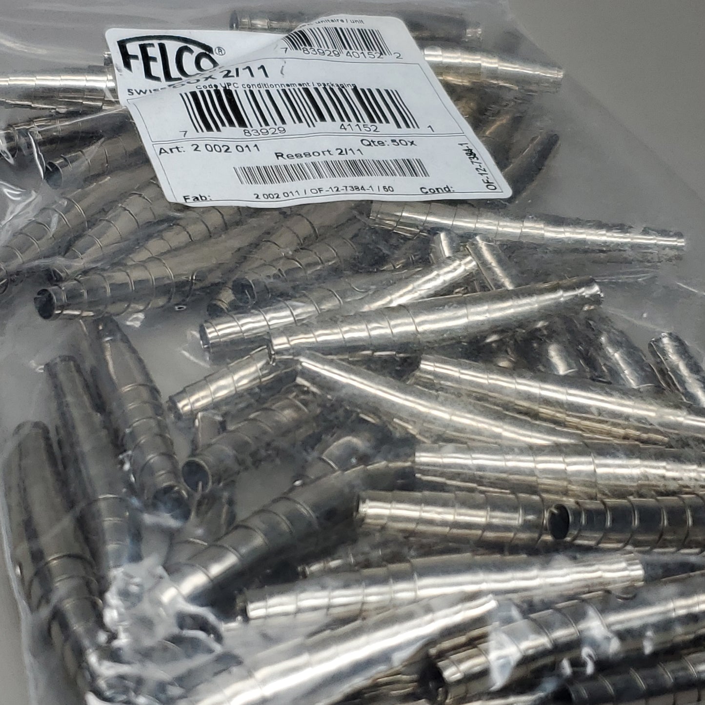 FELCO Swiss Made 50 Pack Of Pruner Replacement Springs (New)