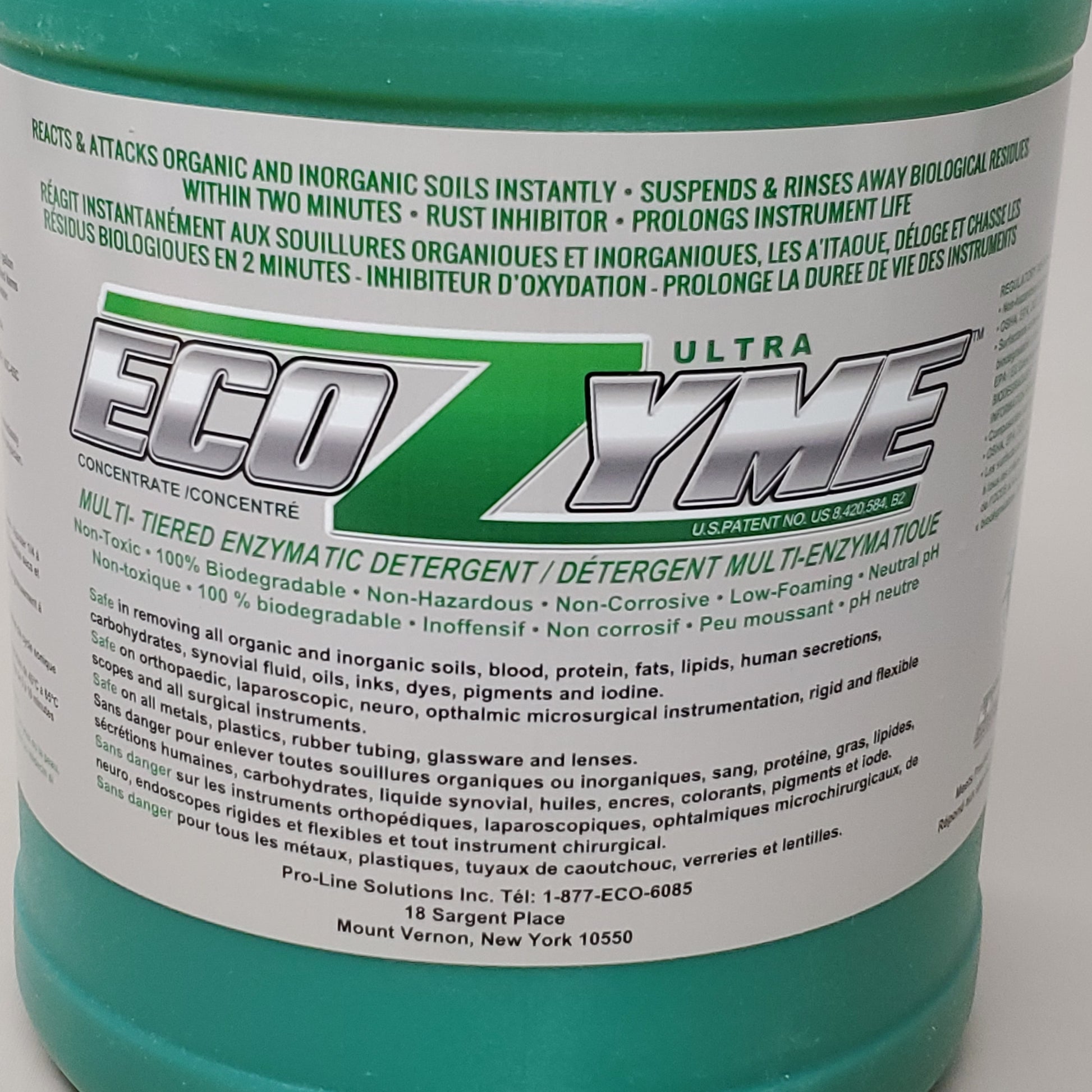 ECOZYME Enzymatic Detergent Ultra Concentrate 1 Gal. 8/23 18560-04 (New)