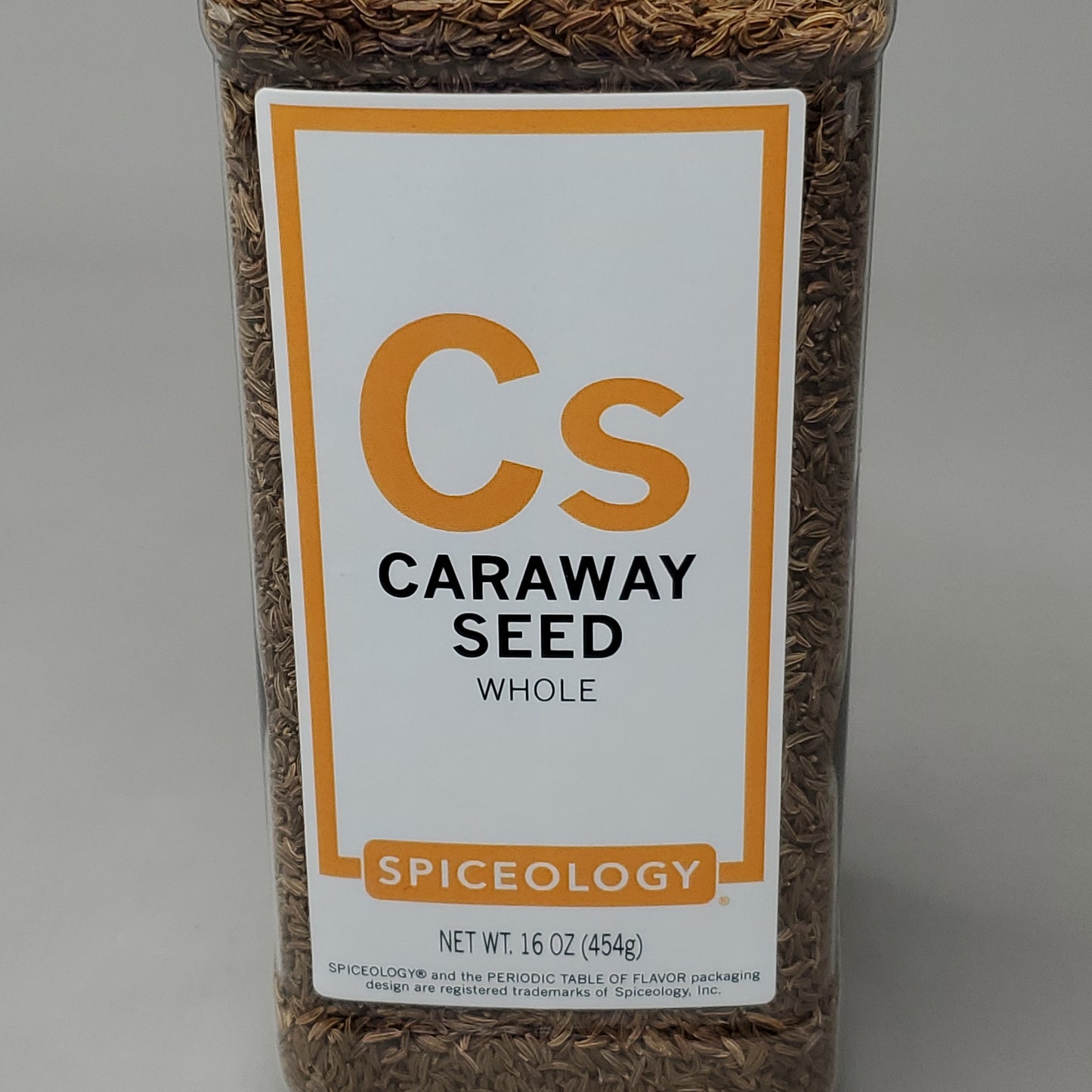 SPICEOLOGY Caraway Seed Whole Large 16 oz Exp 04/01/2025 (New)