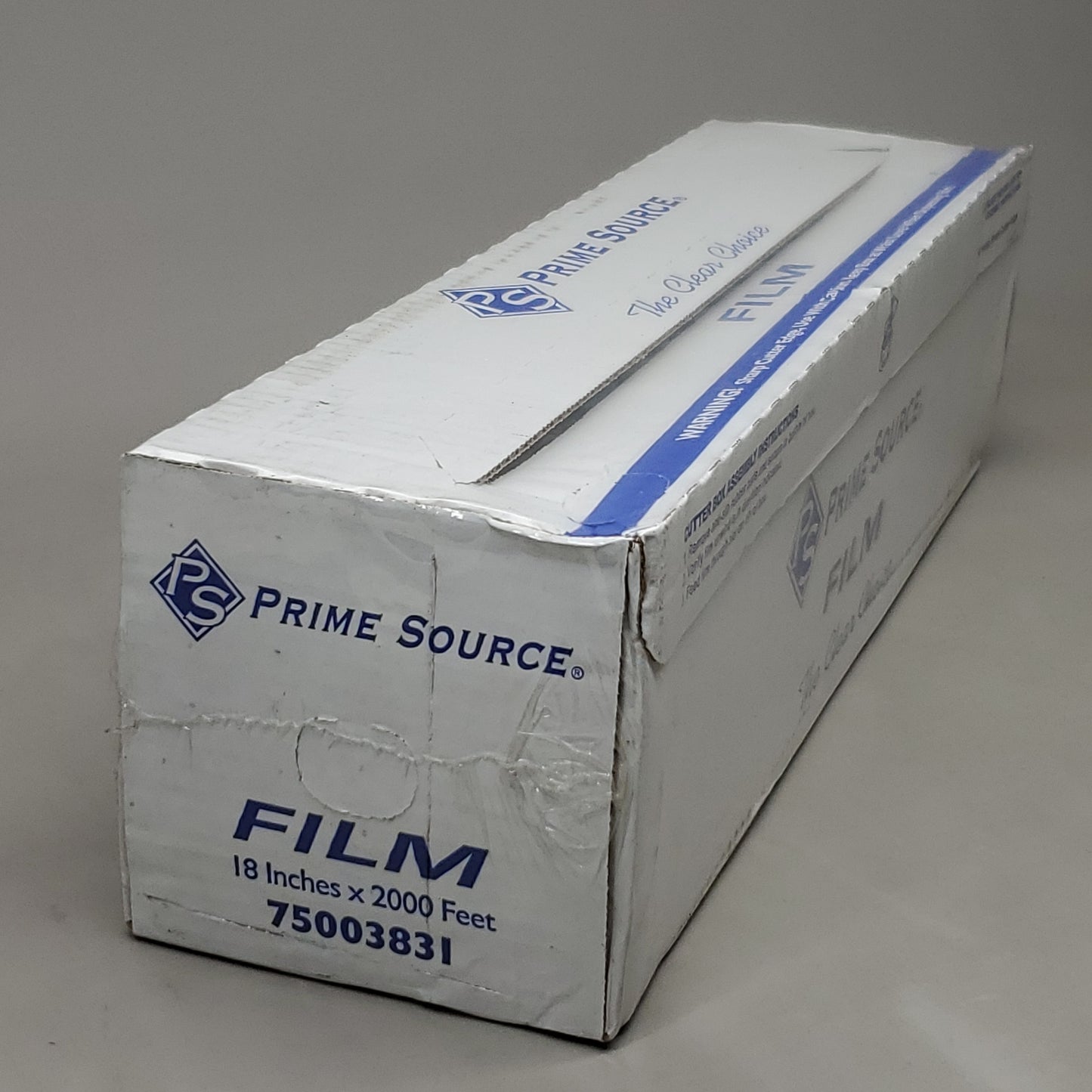 PRIME SOURCE The Clear Choice Film Food Wrap 18" X 2000' 75003831 (New)