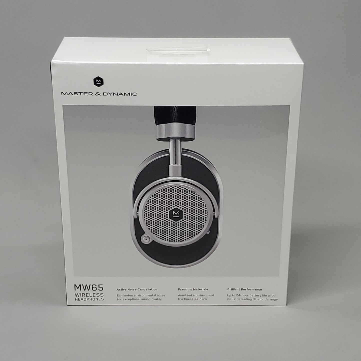 MASTER & DYNAMIC Wireless Headphones Active Noise Cancellation 24HR Battery MW65 (New Sealed)