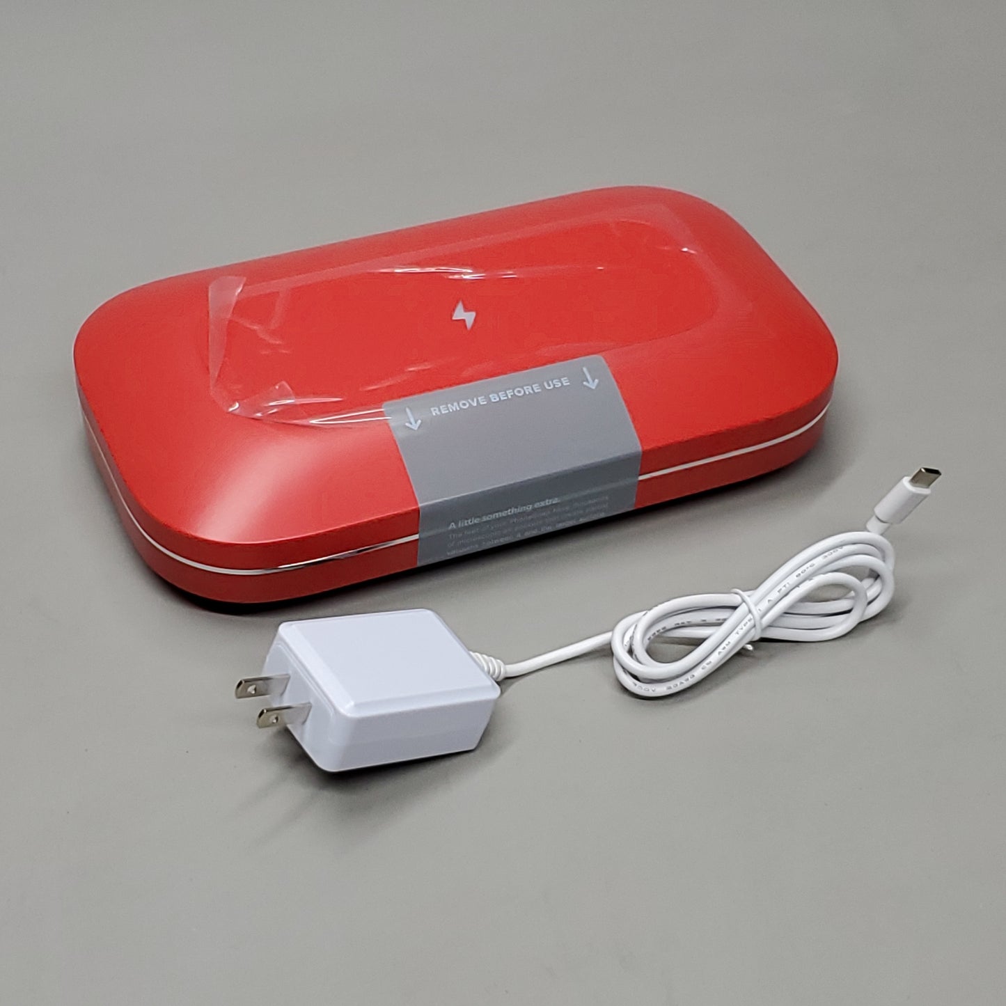 PHONESOAP PRO Rapid UV Sanitizer and Charger Red PSPROV1R (New)