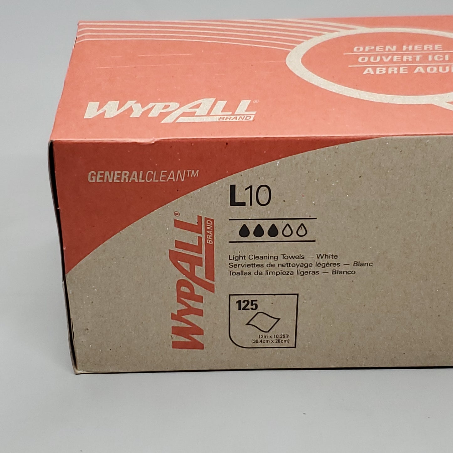 KIMBERLY-CLARK WYPALL 18 Boxes Of Light Cleaning Towels White W/ 2250 Cloths 05322-01 (New)