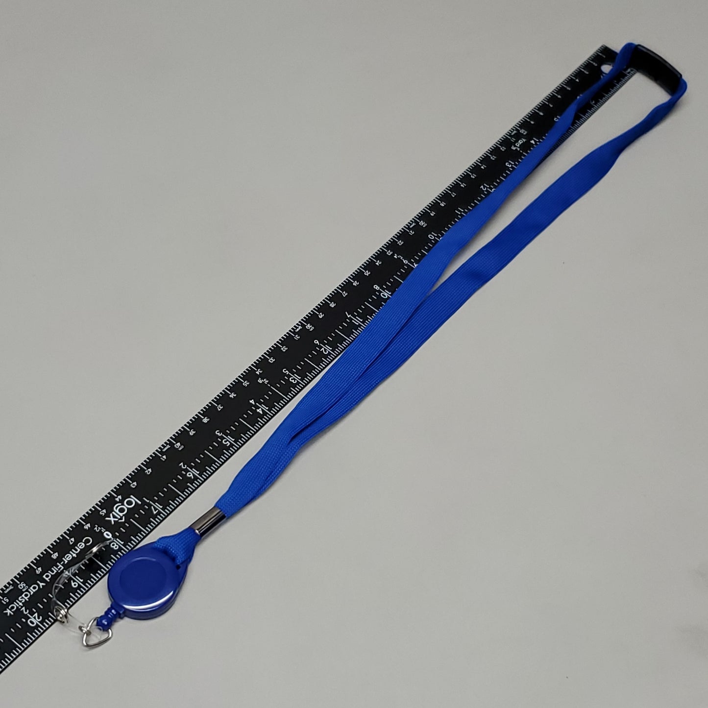 Blue Lanyards With Lanyard Reel & ID Card Holder Neck Strap 25 Pack Y493075 (New)