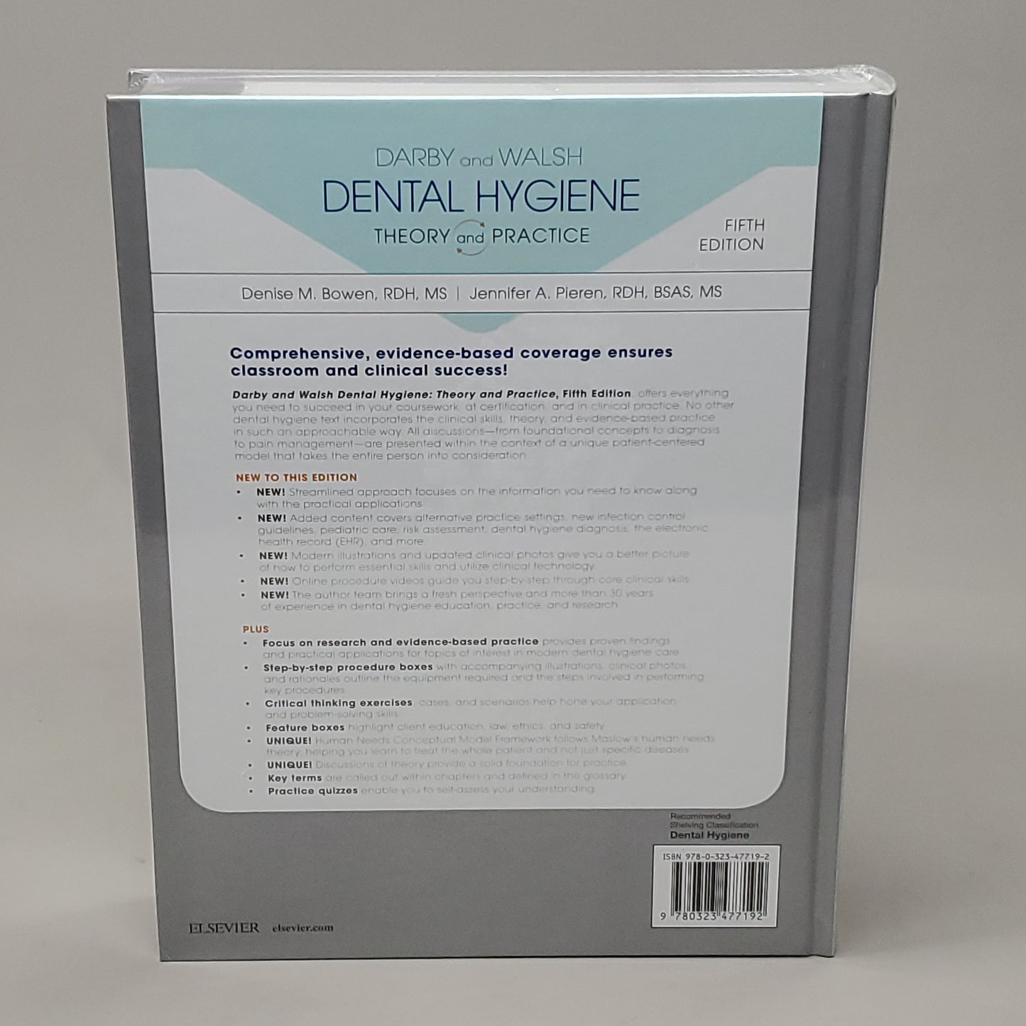 DARBY & WALSH Dental Hygiene Theory & Practice 5th Edition Textbook (New)