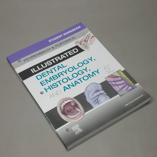 ELSEVIER Illustrated Dental Embryology, Histology, & Anatomy 5th Edition Textbook (New)