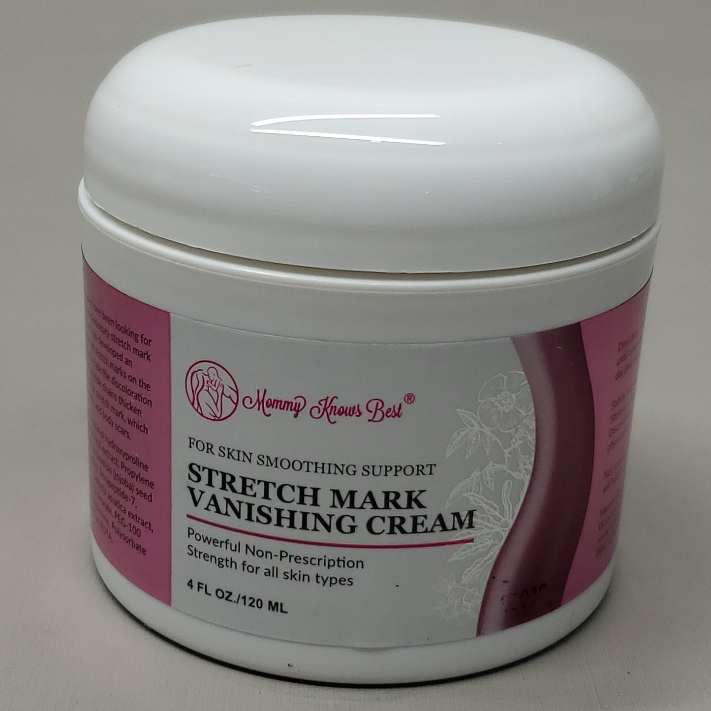 MOMMY KNOWS BEST Stretch Mark Vanishing Cream 4 Fl Oz (New)
