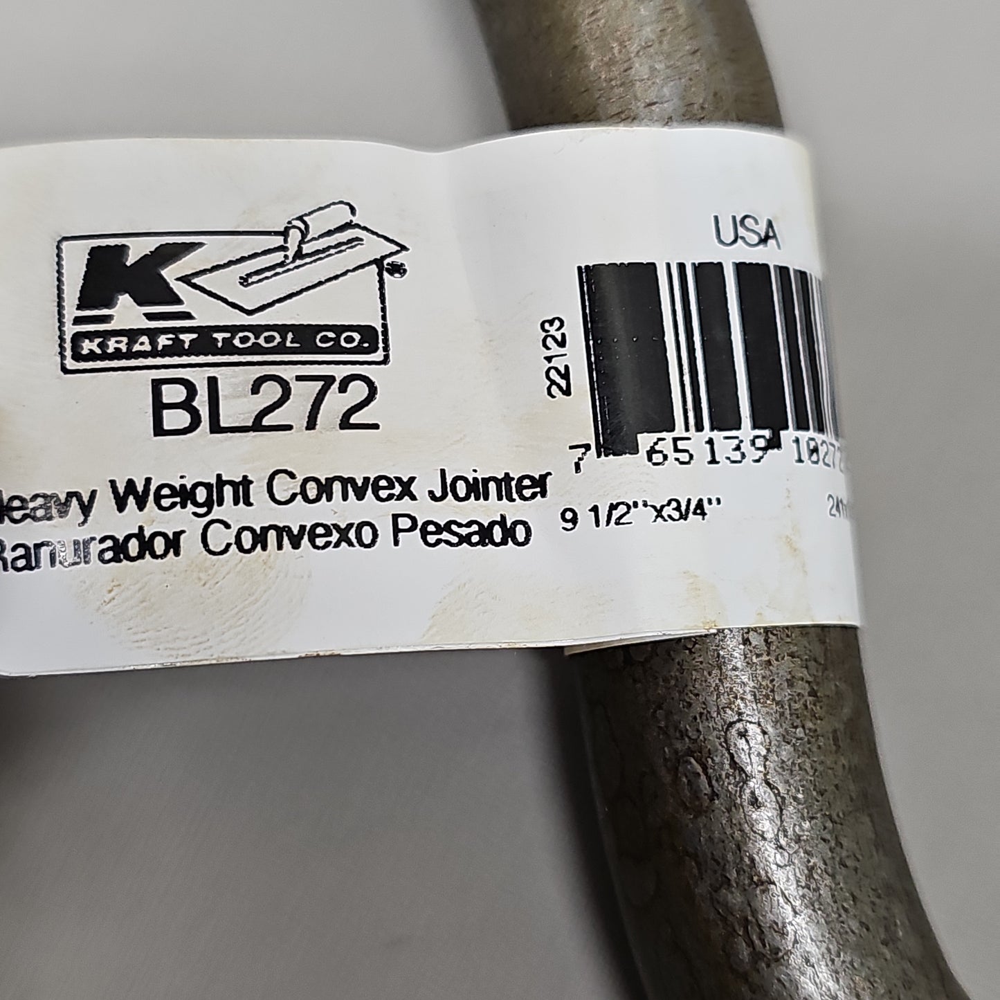 KRAFT TOOL CO Heavyweight Convex Jointer 9-1/2" x 3/4" BL272 (New)