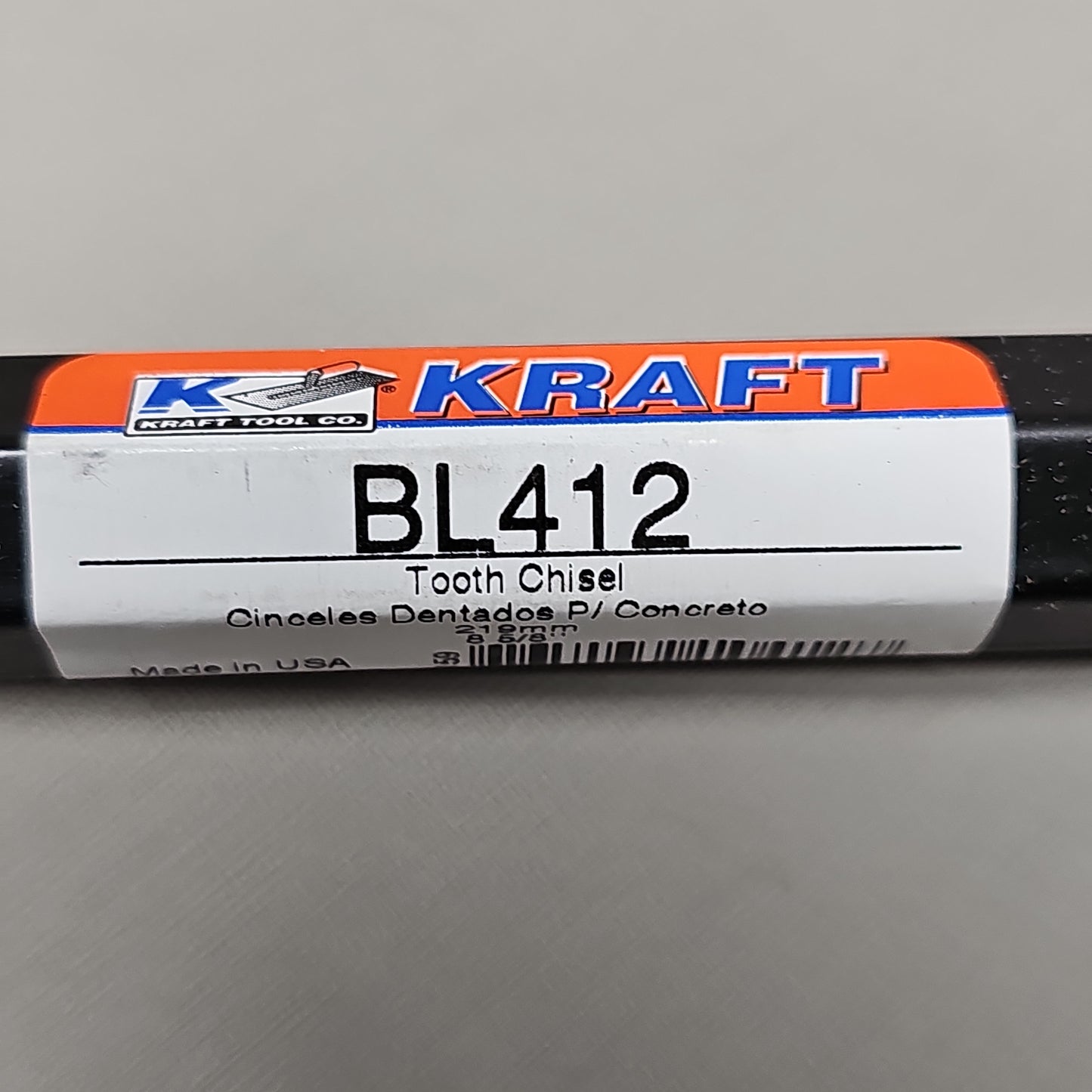 KRAFT TOOL CO Tooth Chisel 1-1/4" BL412 (New)